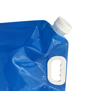 Stock Pure Blue <b>Reusable</b> 5L Water <b>Bag</b> Used Outdoor Sports - Product Image 2