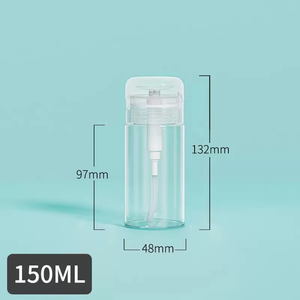Envase Cosmético PET Ecológico de 120 ml con Pulverizador y Bomba para Desmaquillante Facial, Botella de 150 ml con Color y Logotipo Personalizados, Impresión UV - Product Image 3
