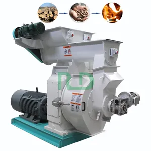 1-6 t/h bois combustible scie poussière paille de maïs balle de riz pellet machine