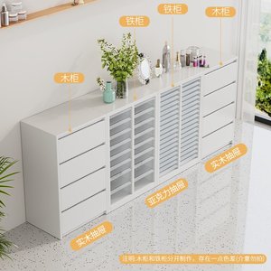 <b>Nail</b> Polish Storage Cabinet <b>Nail</b> Salon Display Cabinet with Drawers Manicure Gel Polish Organizer Cabinet for Beauty Salon - Product Image 5