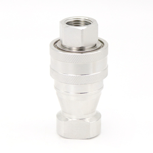 ข้อต่อไฮดรอลิกแบบปลดเร็ว 3/8 KZF มาตรฐาน ISO7241-B ผลิตจากสแตนเลส สำหรับปั๊มไฮดรอลิก  ลดราคาพิเศษ - Product Image 3