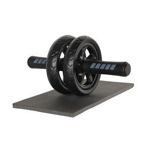 Ruota Addominale Automatica Doppia in Acciaio, Attrezzo Fitness per Allenamento Muscolare, Core Training, Addominali, Casa, Yoga, Palestra, Durevole - Product Image 1