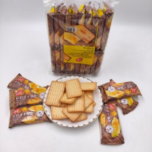 Biscuits au sel de mer/cracker au fromage, fins et croustillants, à base de blé fermenté, en carton en vrac - Product Image 3