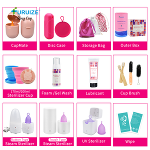 <span class=keywords><strong>Copa</strong></span> <span class=keywords><strong>Menstrual</strong></span> Furuize, Fabricada en Silicona Médica, Libre de BPA, Aprobada por ISO13485, Reutilizable - Product Image 5