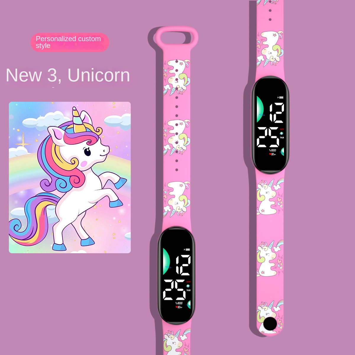 Licorne rose