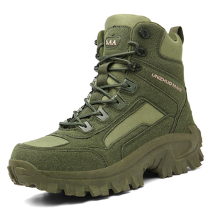 Botas de Desierto TSB22 39-46 para Hombre, Color Verde Oliva y Negro, Tacón Alto - Product Image 6