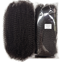 Cheveux humains afro crépus en vrac, grande quantité, 30 g, doux, cheveux naturels en vrac pour tresses, cheveux humains pour femmes