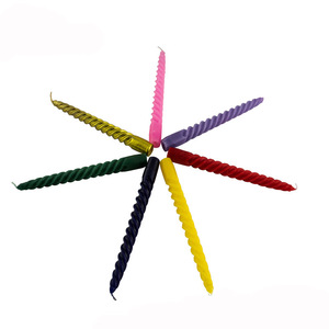 Vela en espiral de 10 pulgadas, vela cónica, vela de cena - Product Image 5