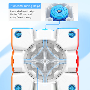 ลูกบาศก์แม่เหล็ก GAN356 ME 3x3x3 ของเล่นฝึกสมอง GANCUBE ของเล่นเสริมสมาธิ พลาสติก GAN 356 เคลือบ UV แบบด้าน 3*3 Cubo Magico ปริศนา - Product Image 5