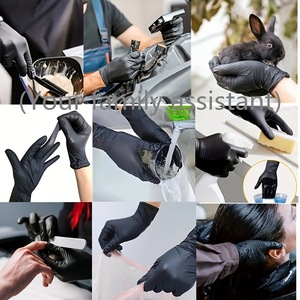 使い捨てニトリル手袋　帯電防止、粉なし、ラテックスフリー、カスタマイズ可能 - Product Image 4