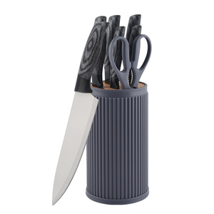 Couteaux de cuisine multi-usages 7 pièces, manche antidérapant en PP, acier inoxydable, pour usage quotidien, qualité HORECA, durables - Product Image 1