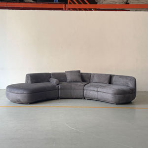 Conjunto <span class=keywords><strong>de</strong></span> sofá seccional moderno <span class=keywords><strong>de</strong></span> calidad superior, tapicería <span class=keywords><strong>de</strong></span> terciopelo <span class=keywords><strong>de</strong></span> tela, marco <span class=keywords><strong>de</strong></span> <span class=keywords><strong>madera</strong></span>, espuma <span class=keywords><strong>de</strong></span> alta densidad, rectángulo, sala <span class=keywords><strong>de</strong></span> estar sólida - Product Image 6