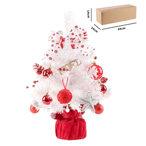 Ornamen kotak musik gantung putih Mini, lampu Led dekorasi Natal pohon Natal untuk rumah - Product Image 6