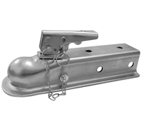 Attelage à boule de remorquage 2 ''canal 2 "boule 3500IBS coupleur droit de remorque de bateau avec pièces de raccordement à goupille pour remorques