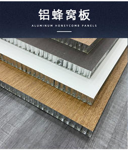 Venta al por mayor 18mm engrosado SPC panal de aluminio ignífugo resistente a la presión para materiales de puerta de carrocería de armario 4mm directo - Product Image 6