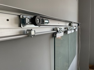 Ouvre-porte coulissant en verre commercial, opérateurs de porte électrique d'entrée, ferme-porte automatique - Product Image 2