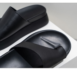 Chaussures pour femmes en cuir véritable, antidérapantes, style urbain tendance, dessus en cuir de vachette (4,5 cm), printemps-automne - Product Image 5