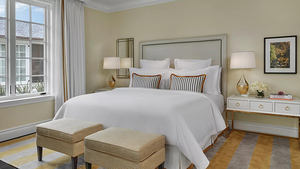 Juego de Muebles de Dormitorio de Hotel de Lujo Moderno de 5 Estrellas, Paquete de Muebles de Hotel con Paneles de Madera - Product Image 3
