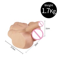 Muñeca Sexual Masculina Netphi con Vagina Realista, Dildo, Torso Suave, Juguetes Sexuales para Adultos, Masturbador Anal Ajustado para Mujeres, Piel Suave Impermeable