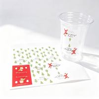 MOQ 50 pièces – Feuilles d'autocollants personnalisés à découpe kiss-cut, motifs de Noël, formats A5, A6, B6