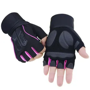 Gants de cyclisme unisexes OEM de haute qualité, réglables, pour le sport, la musculation, la musculation, la vente en gros - Product Image 3