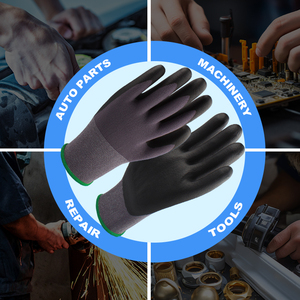 Guantes DE TRABAJO DE SEGURIDAD RECUBIERTOS DE espuma de nitrilo directos de fábrica Guantes de jardín para trabajo general - Product Image 5