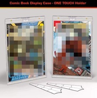 Yageli Porte-cartes semi-rigide personnalisé et tendance pour cartes à collectionner, en plastique transparent avec fermeture à clip, 3 pouces, pour cartes de l'ère argentée