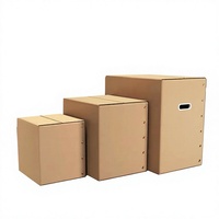 Boîtes de déménagement et d'expédition extra-larges et très résistantes en gros - Cartons pliables avec boucle manuelle, emballage en carton long format, Guangdong