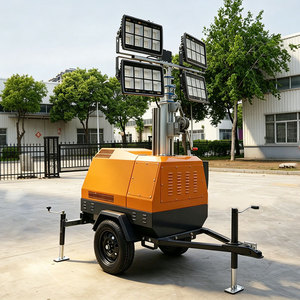 SDBM 4VA4000 Lighting Tower 7M Trailer Mounted <b>LED</b> <b>Light</b> Vehicle For Outdoor Construction Use - Product Image 2