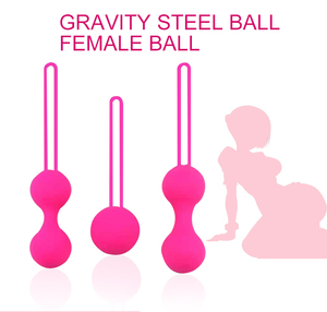 Sıcak satış 3 parça Set vajinal topları kadın doğum sonrası onarım vajinal pelvik kas Kegel seks oyuncakları kadınlar Kegel topları - Product Image 2