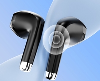 TWS earbud nirkabel Bluetooth 5.3 tampilan daya digital Bass dalam Headset In-ear ringan untuk olahraga dan perjalanan dengan mikrofon