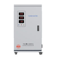 Régulateur/Stabilisateur de tension automatique haute précision à affichage numérique monophasé 220V 50/60Hz YILONG SVC-15KVA