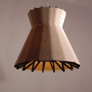 Lustre suspendu en forme d'axe de machine à coudre, diamètre 60 cm, LED, pour éclairage de bar et d'exposition - Product Image 2