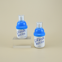 Flacon pompe sans air en plastique écologique pour crème de soin de la peau, cylindrique, vide, 30 ml, 50 ml, 100 ml, 120 ml
