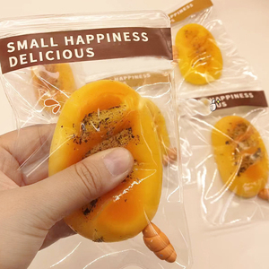 Jouet anti-stress classique réaliste en silicone de 9 cm en forme de baguette, pour tous les âges, qualité alimentaire, pour soulager la pression chez les enfants de 5 à 7 ans - Product Image 1