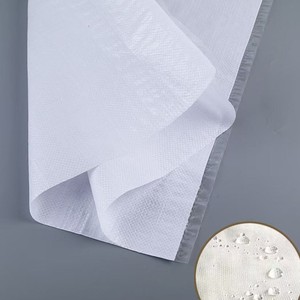 Sac tissé en plastique blanc Abundance 40-80 g/m² résistant à l'humidité pour le stockage et l'emballage - Product Image 1