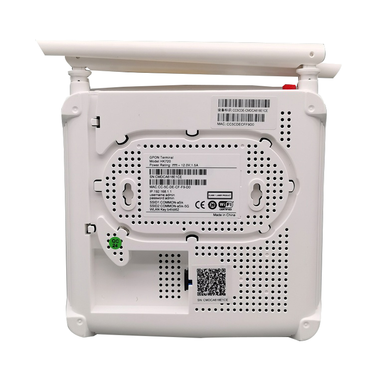 HK720 4GE 1TEL 2.4G/5G AC WIFI OUR OEM ONU ONT