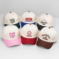 Gorra de Béisbol de Algodón de 5 Paneles con Logotipo Bordado Personalizado, Diseño Popular Nuevo y en Oferta, Transpirable, Color Beige y Verde, con Letras en Dos Tonos
