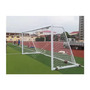 big soccer goal football goal with net