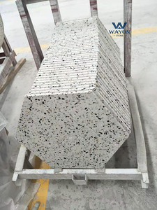 Encimera personalizada Lavabo de terrazo Fregadero de inodoro Muebles de baño Encimera Losas de piedra sinterizada Estilo de lujo Directo de fábrica - Product Image 5