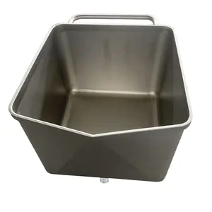 <span class=keywords><strong>200L</strong></span> 300L 400L thép không gỉ cấp thực phẩm xe đẩy xe Dump xe đẩy - Product Image 1