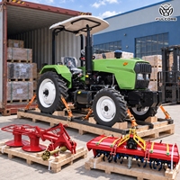 Livraison gratuite Tracteur 4x4 FULCORE à moteur à injection directe refroidi par eau, utilisation polyvalente pour les travaux de terrain, tracteur agricole