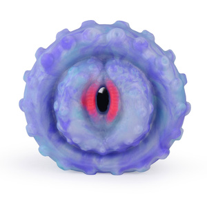 GEEBA Blue Monster Male Stroker, masturbateur masculin en silicone souple à canaux multiples, texture réaliste, Onahole Pocket Pussy, sex toys OEM. - Product Image 4