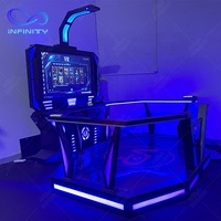 ¡De pie vr! Equipo de juegos de realidad virtual, simulador de juego para caminar, boxeo, máquina 9d vr