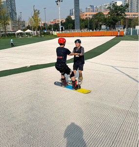 2025 vendita calda di alta qualità produttori durevoli parco fungo cortile blu bianco artificiale neve coperta pendio - Product Image 1