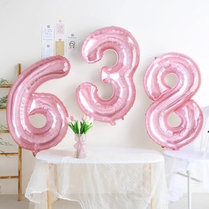 Globos de Número Gigantes Reutilizables al por Mayor, de 0 a 9, de Mylar, para Graduación y Celebración de <span class=keywords><strong>Cumpleaños</strong></span> - Product Image 1