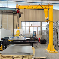 Nouveau Grue à flèche de manutention de matériaux 150kg 300kg 500kg avec ventouse pneumatique pour verre et tôles