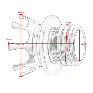 Tapa de Tanque de Combustible para Motocicleta, Estilo Corona, Cromada, para Sportster XL 1200 883 48 Softail Dyna FLST Road King - Product Image 2