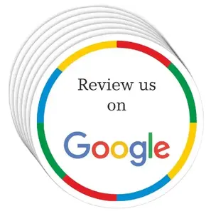 بطاقة مراجعة جوجل رقاقة Nfc جوجل استعراض وسائل الاعلام الاجتماعية بطاقة الأعمال البلاستيكية - Product Image 1