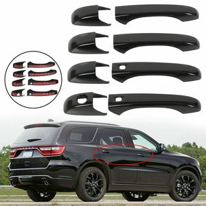 Cubiertas para manijas de puerta en negro brillante para Jeep Grand Cherokee Patriot Durango 2011-2019, moldura de plástico - Product Image 4